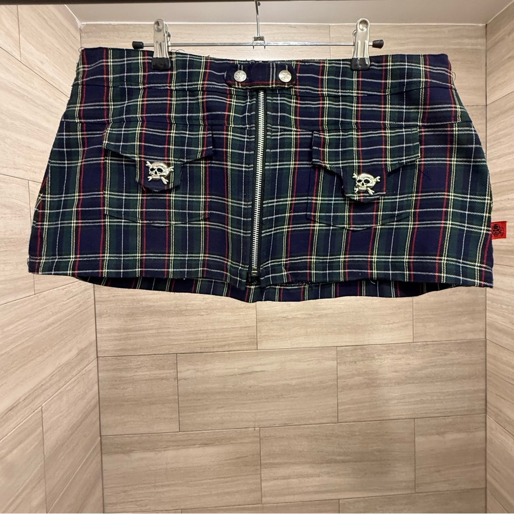 Tripp Vintage Plaid Skirt Sz L